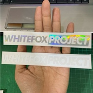 Cutting sticker White Fox Project sticker