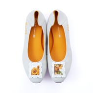 O&B รองเท้าหนังแกะ รุ่น AUDREY MASTERPIECE IN SUNFLOWERS-11263SS07666F_U5WTXX