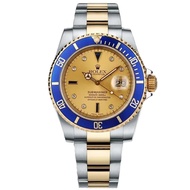 Rolex Men's Watch Submariner Series 18k Gold Black Water Ghost Watch Stainless Steel Automatic Mechanical Calendar Luxury Wrist Watch