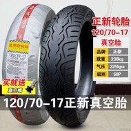 Tayar Cheng Shin 120/70ZR17 semi-slick 160/60-17 tayar depan motosikal 12070-17 inci tayar jalan ray