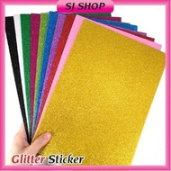 A4 Glitter Sticker | EVA Form Sticker | Sparkling Sticker | Metallic Sticker | Metallic Glitter Pape