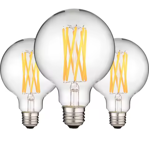 E27 Edison LED Filament Bulb G95 G80 Globe Bulb 2700K 4000K 12W 16W Retro Vintage Lamp Decorative No