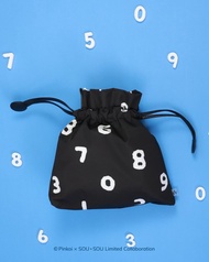 Pinkoi x SOU・SOU獨家聯名・十數黑白・防水魔法豆袋・真皮帶