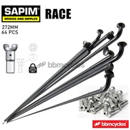 Sapim Race  272mm spoke stainless steel J bend and nipples for 27.5 650B Wheel 64PCS PER SETS 272mm