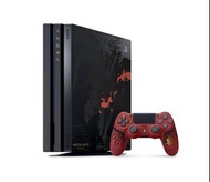 (含全新同款手把) 9成新《魔物獵人：世界》PlayStation 4 Pro 雄火龍同梱機 日版 PS4 Pro 火龍機