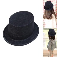 time* Glitter Party Fedora  Hat Christmas Party Sparkly Head Cover for Adult Kids