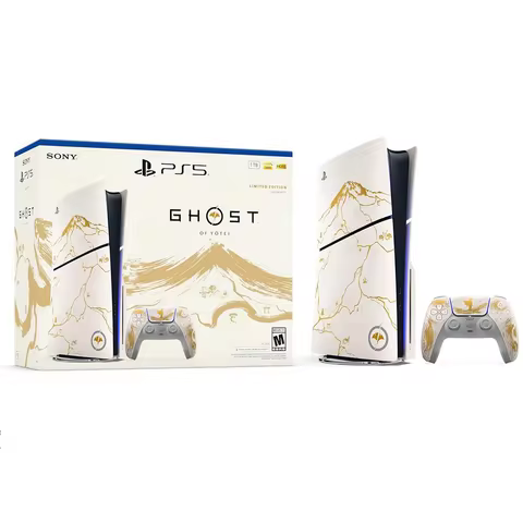 Sony PlayStation 5 Slim – Ghost of Yōtei Gold Limited Edition Bundle