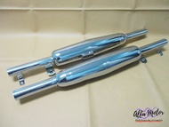 EXHAUST MUFFLER SET LH & RH Fit For HONDA C95 CA95 C92 CA92 #ท่อไอเสีย ท่อคู่ ท่อไอเสียคู่ ซ้าย-ขวา