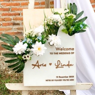 Acrylic Flower Board Wellcome Sign Wedding Sign Acrylic wedding sign / welcome sign / acrylic sign /