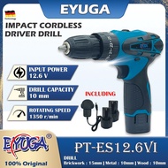 EYUGA Impact Cordless Driver Drill 12.6v
