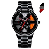 SHIFT NISMO ORIGIN Jam Tangan Lelaki Sport Rim Men Watch Hub Real 3D Custom Mold Wheel Watch Design Wrist Watch