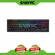 Ducky One 2 DKON1787ST-CUSPDAZT1 MX Blue TKL RGB Mechanical Keyboard Black/White 4JTP