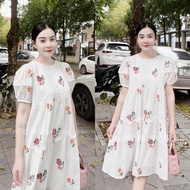 Designer dress [shop only Sells type 1] high quality raw lady with little flowers