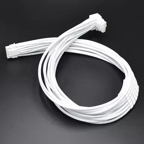 Right angle ATX 3.0 Pcie 5.0 12VHPWR Male to Male Sleeved Modular PSU Cable for RTX 3090TI 4090 Grap