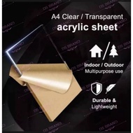 Acrylic Sheet Casting A6 / A5 / A4 / A3 Size 2mm/3mm/4mm/5mm
