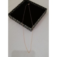 9ct Gold on Silver Belcher Chain 50cm (20 inches) - Free Delivery