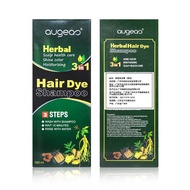 AUGEAS HERBAL DYE SHAMPOO 500ml Augeas Herbal 3IN1 Hair Dye Shampoo COLOUR SHAMPOO 染发洗发水500ml一支黑植物精华