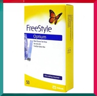 雅培 - FreeStyle Optium 血糖試紙50張 輔理善 血酮紙 快速精准可靠 長者友好 英國製造 (平衡進口) 有效期:2026-11-30