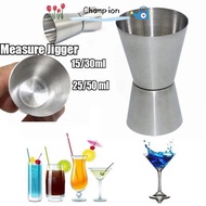 CHAMPIONO Measure Jigger Cup Home&amp;Living Stainless Steel Drinking  Kitchen Gadgets
