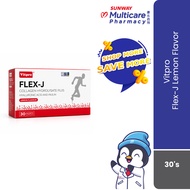 Vitpro Flex-J Lemon Flavor 30’s | Collagen, Hyaluronic Acid & Inulin Drink for Joint Pain Relief & C