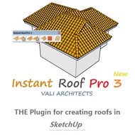 SketchUp | Plugins | Tutorial 2025 Instant Roof PRO 3 New Version x HQ Texture Pack