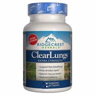 美國RidgeCrest Clear Lungs 60粒