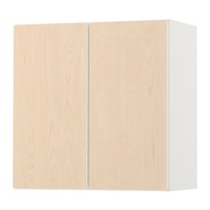 SMÅSTAD 壁櫃, 白色 樺木/附層板, 60x32x60 公分