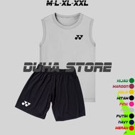 Unisex YX S01 Badminton Volleyball Badminton Tracksuit Singlet Suit