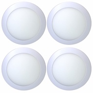 YEELITE Set of 4 White Round 12W LED Panel Light