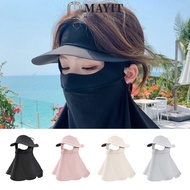 MAYIT Anti-UV Neck Scarf, UPF50+  Sun Protection ,  Breathable Dustproof Ice Silk Sunshade Face  Out