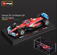 F1法拉利模型車SF24 bburago