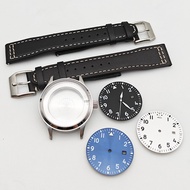 Substitute Pilot Series Case Full Set 40MM Stainless Steel Case Strap Dial Suitable for 8215/2813 Mo
