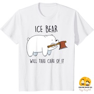 Children's Clothes CN We Bare Bears Ice Bear Will Take Care Of It T-Shirt