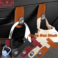 Toyota GR Car Hook Leather Copilot Storage Box Hook Front Passenger Hanging Bag Holder For 86 Yaris 
