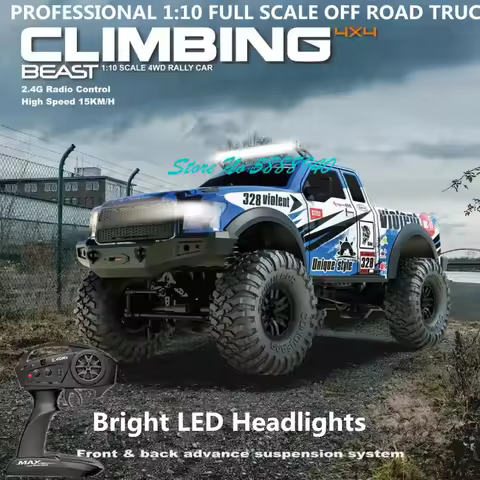 Professional Outdoor Off Road Remote Control Truck Car 1:10 Independent Suspension Climbing Car High