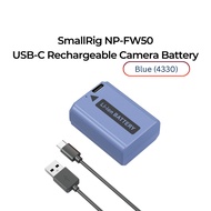 SmallRig NP-FW50 USB-C Rechargeable Camera Battery for Sony ZV-E10 / A6500 / A6400/ A6000 / A7sII / 