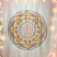 特價Art入選獎 靜心瑜伽喜悅禪四季豐彩掛布生命之花六芒星曼陀羅