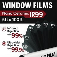 【SIAP POTONG】IRR 99% HD Nano Ceramic Sputter Film HD PLUS 2MIL Tinted Nano Ceramic HD Plus *Luar Gel