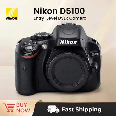 Nikon D5100 16.2 MP DSLR Camera optional AF-S Nikkor DX 18-55mm f/3.5-5.6 G VR Lens