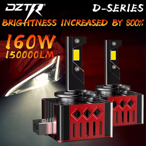 DZTR D1S LED Headlight HID D3S D8S For BMW Benz Porsche Audi VW Plug&Play Turbo Car Auto Bulb HID He