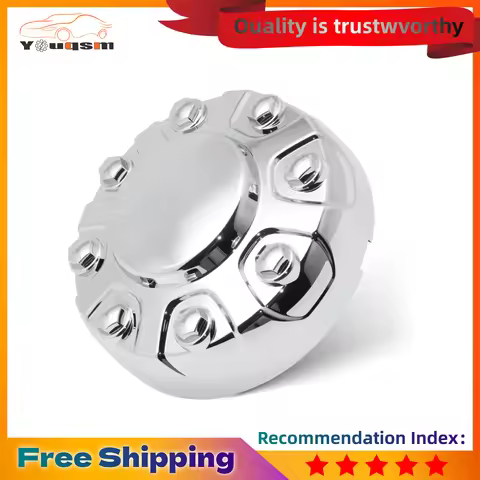 Cover Hub Cap Chrome Wheel Center for Dodge Ram 2500 3500 SRW 2019-2024, Chrome Hub Cap OE# 6PG02SZ0