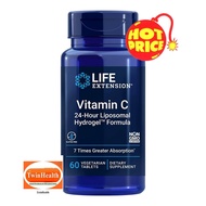 Life Extension Vitamin C 24-Hour Liposomal Hydrogel™ Formula / 60 Vegetarian Tablets