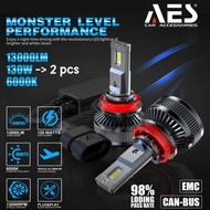 LAMPU LED HEADLIGHT TURBO AES H4 H11 65 WATT HIGH QUALITY LAMPU UTAMA H4 AES - SWARSA STORE
