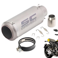 Motorcycle Exhaust Pipe Motorcycle Exhaust Pipes 51mm/60mm Dirt Bike Exhaust SC Exhaust Pipe Replace