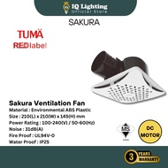 🔥FREE SHIPPING🔥Tuma Sakura DC Motor Ventilator Fan / Ceiling Mounted Exhaust Fan / Kipas Exhaust Sil