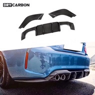 On sale For F87 Carbon Fiber Rear Diffuser For BMW 2 Series M2 M2C Competition 2016 2017 2018 Car Re