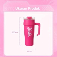 TERMOS COD1.2L Stainless Steel Tumbler Handle 1200ml Barbie 304 Stainless Steel Drinking Bottle 1.2 