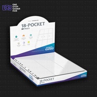 Ultimate Guard 18 Pocket Side Loading Pages (50 Pages) D-Ring Binder Pages Double Sided