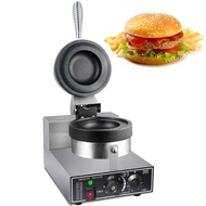 110V Electric Ice Cream Waffle Machine UFO Grill Gelato Panini Press Making Machines Burger Commerci