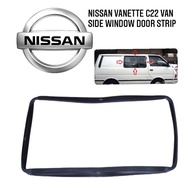 NISSAN VANETTE C22 VAN REAR SIDE DOOR WINDOW WEATHERSTRIP RUN CHANNEL GETAH CERMIN BELAKANG PINTU ORIGINAL